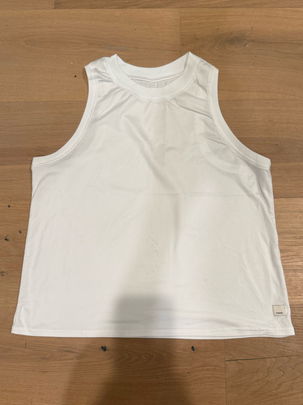 Vuori Energy Top - White Sleeveless Tank Top - Picture 2 of 4